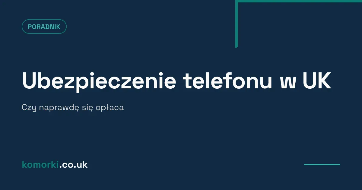Smartfon z pękniętym ekranem obok dokumentu polisy ubezpieczeniowej i kalkulatora