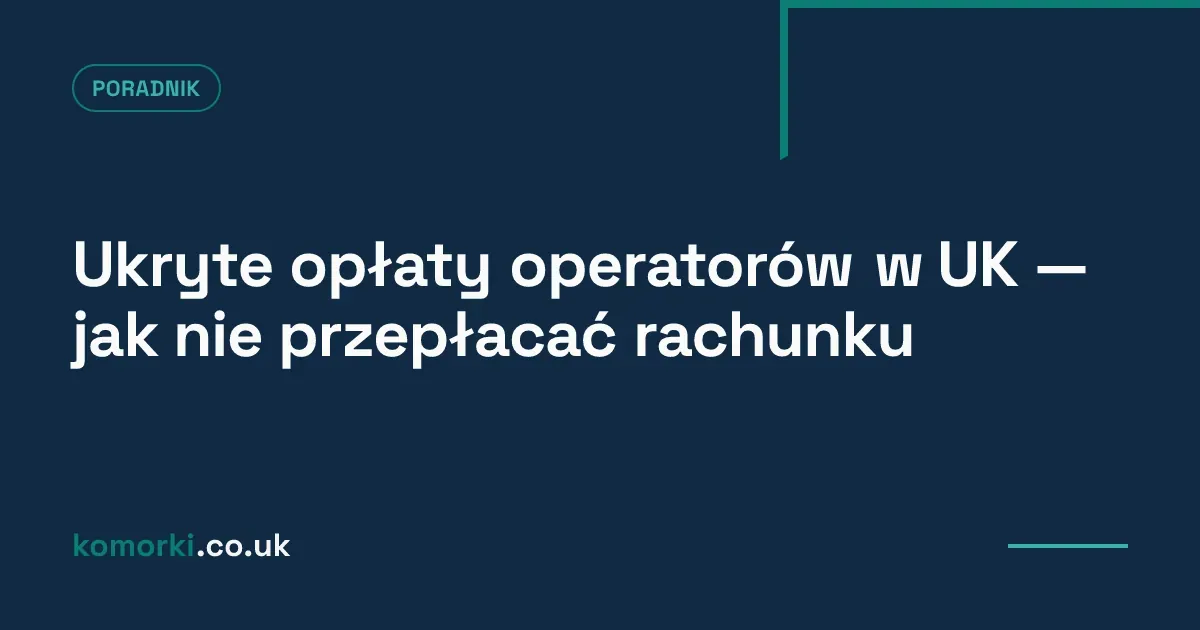 Rachunek telefoniczny z lupą i kalkulatorem ilustrujący analizę ukrytych opłat